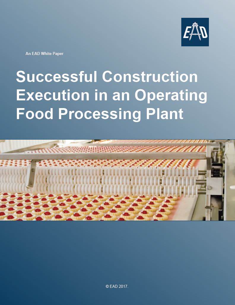 construction execution operating food processing plant